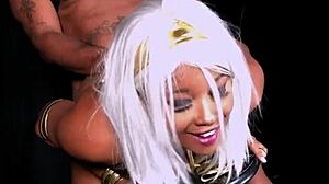 Nina Rivera As Storm In Ebony Cosplay