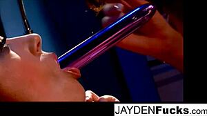 Girl on girl action with big tits brunette taylor vixen in nude lesbian scene