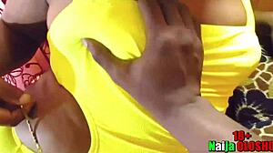 POV encounter with horny ebony babe naija olosho