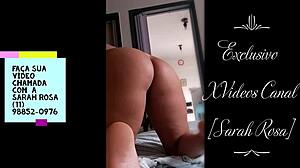 Sarah Rosa's Provocative Homemade Masturbation with Big Ass and Tits