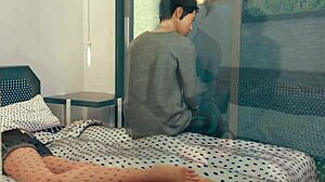 Girlfriends swallow hard in deepthroat cheating action