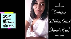 Sarah Rosa's Provocative Homemade Masturbation with Big Ass and Tits