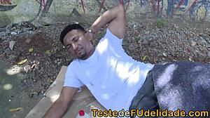 Husband Catches Wife Marsha Love Fucking Beggar With Anal And Blowjob