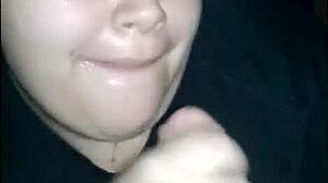 Chunky Teen Blowing Lucky Dude