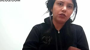 Vlog features sarah rosa in sexy lingerie ass play with milf brunette