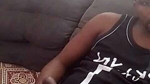 Wow, black pornstar does video call fucks with married woman!