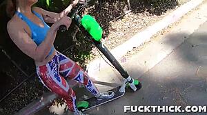 Kenzie madison has a thick day of fun and cum!