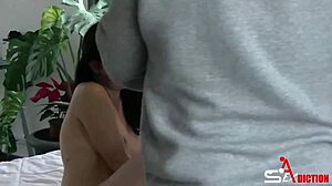 Bold blowjob scenes in making a porn movie sequel