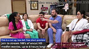 Aria Nicole Gets Yearly Physical with Speculum Gloves Latex in Florida Hospital