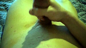 Homemade video bisexual twink masturbating
