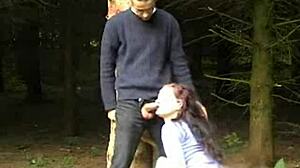 Couple Enjoys Intense Anal Sex Outdoors