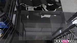 Banging beautiful stepsis Alexa Grace with blowjob and ass play