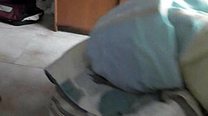 in the morning, he fucks her mouth intensely