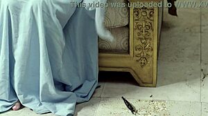 I masturbate my sexy ass against the wall in this cosplay fantasy.