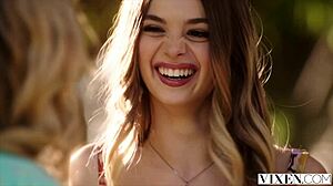 naughty college girl molly seduces and fucks older man with licking and riding