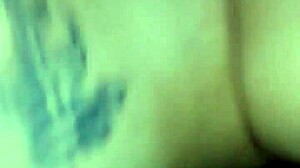 My girlfriend moans as I fill her with creampie!