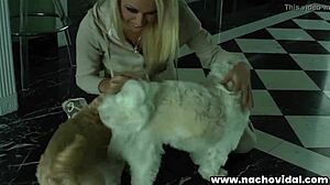 Blonde Ivana Sugar Prepares Makeup And Costume For Nacho Vidal Scene