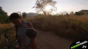 a quick outdoor fuck with thai friends in the group