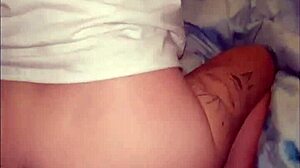 Lesbian rides monster cock hard and cums