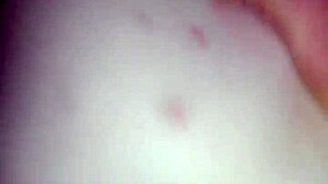 My girlfriend moans as I fill her with creampie!