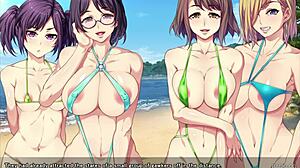 A sultry summer holiday episode features a threesome at the beach.