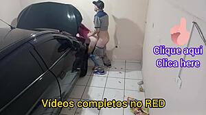 Naughty Employee Fixes Hot Girl's Car in Workshop?