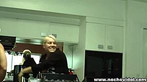 Blonde Ivana Sugar Prepares Makeup And Costume For Nacho Vidal Scene