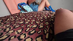 Niece Masturbates Uncle and Swallows Cum