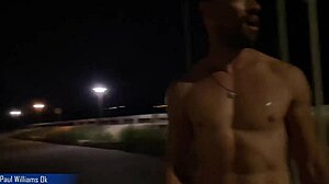 Hot Muscle Guy Walking Naked On Barcelona Streets