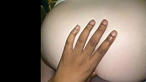 Lesbian rides monster cock hard and cums