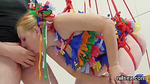 Feisty Cutie Is Taken In Anus Assylum For Painful Treatment