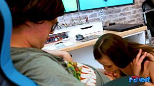 Carli Hudson Feels the Thrill of 69 with a Nerd to Orgasm