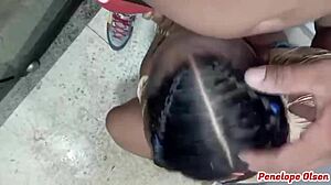 Blowjob at atm on colombian coast