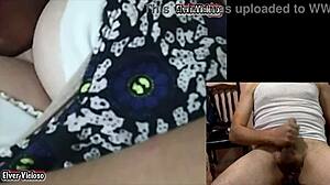 My big tits neighbor calls to see me cum