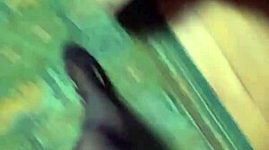 Russian amateur in stockings gets bent over for intense anal and blowjob with conversations.