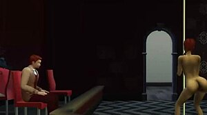 The Sims 4 Sex Mods Unveiled: Strip Club Action with Blowjobs and Creampie in Part 3.