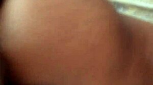 Amateur Black Couple Bent Over in Homemade Doggystyle Passion