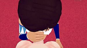 Avatar Korra delivers perfect blowjob!