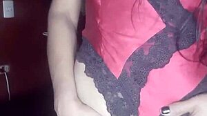 karely at home with her purple toy