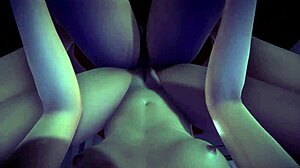 Two Brunette Girls Engage in Intense Fucking in 3D HS2 Cartoon Animation