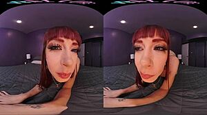 Redhead Masturbates with Toys in VR Allure Longing