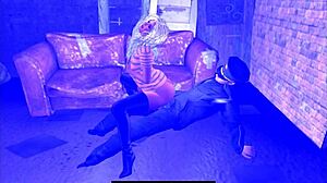 Uptown girl meets downtown lover in cartoon