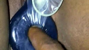 wet pussy and tight anal play with toys