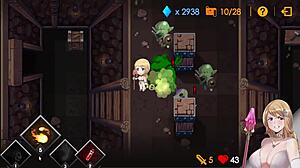 blonde teen bent over, boar creampies her hard