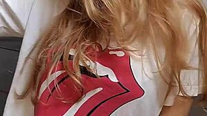 sophi delyon strips and rips clothes for college amateurs – want to see her pussy?