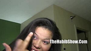 Sexy thick lady queen redboned creo fucked at trap!