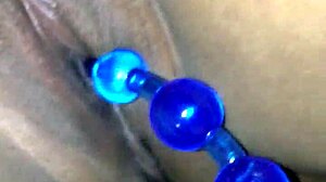 wet pussy and tight anal play with toys
