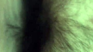 An amateur japanese couple enjoys a homemade creampie session in their intimate setting.