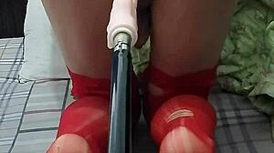 Ladyboy Yiyi Reaches Orgasm Through Anal Masturbation