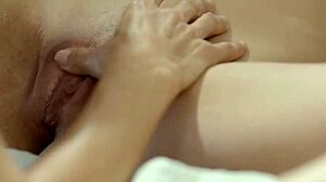 Teen brunette shares a close moment with her stepmom